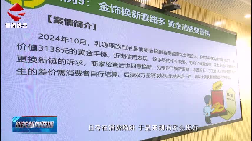 【誠信建設(shè)】我市公布2024年度十大消費(fèi)維權(quán)典型案例 以案釋法護(hù)航放心消費(fèi)
